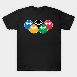 Hedgehogs Olympics Flag T-Shirt